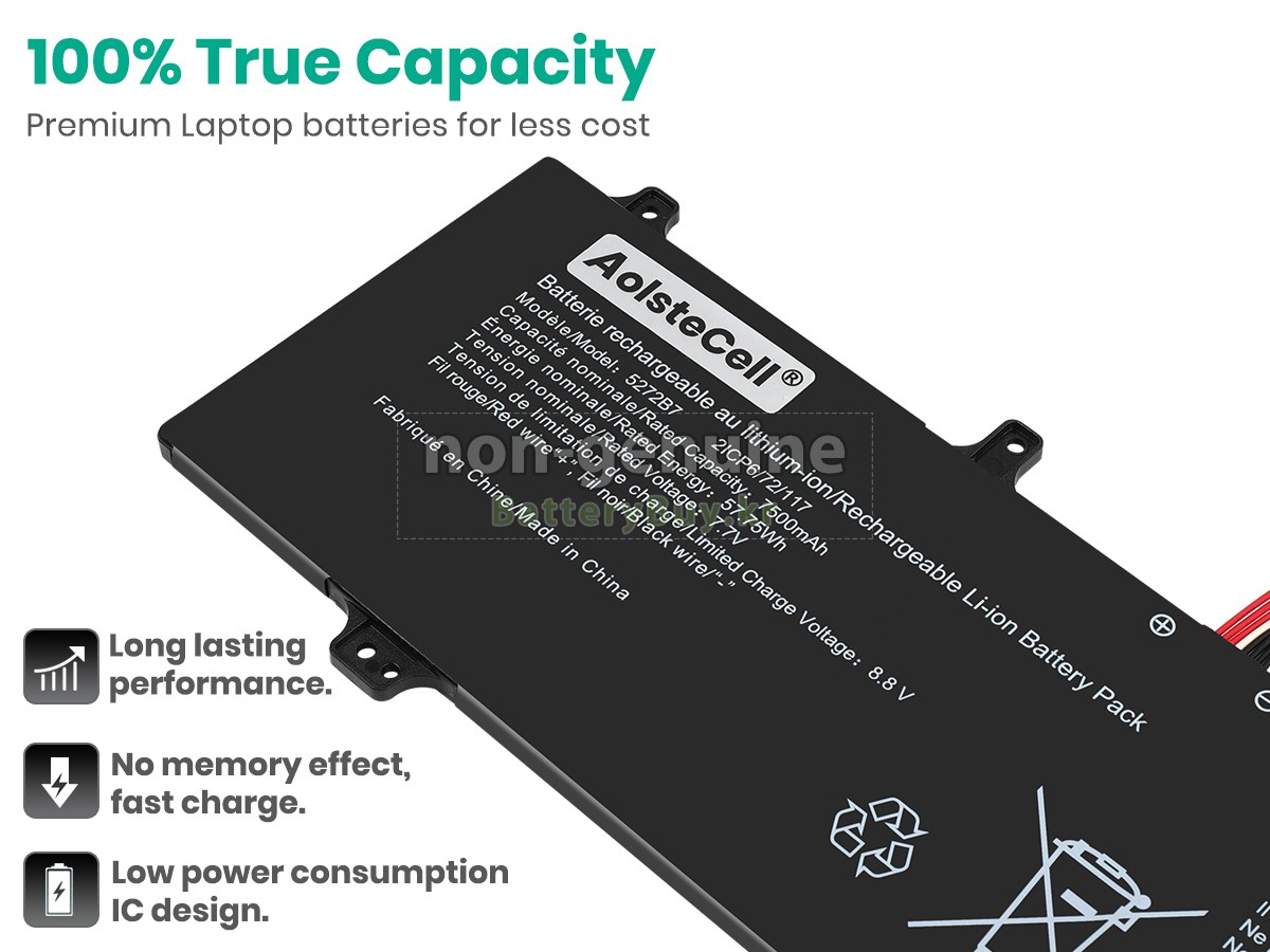 AolsteCell 5272B7 대체 배터리