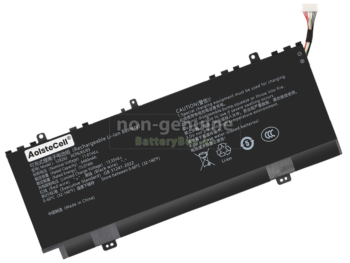 AolsteCell 528282 대체 배터리