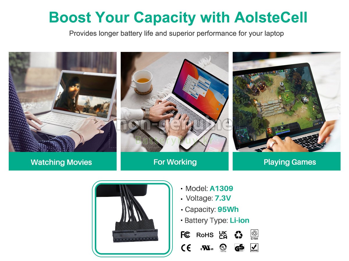 Apple 661-5535 대체 배터리