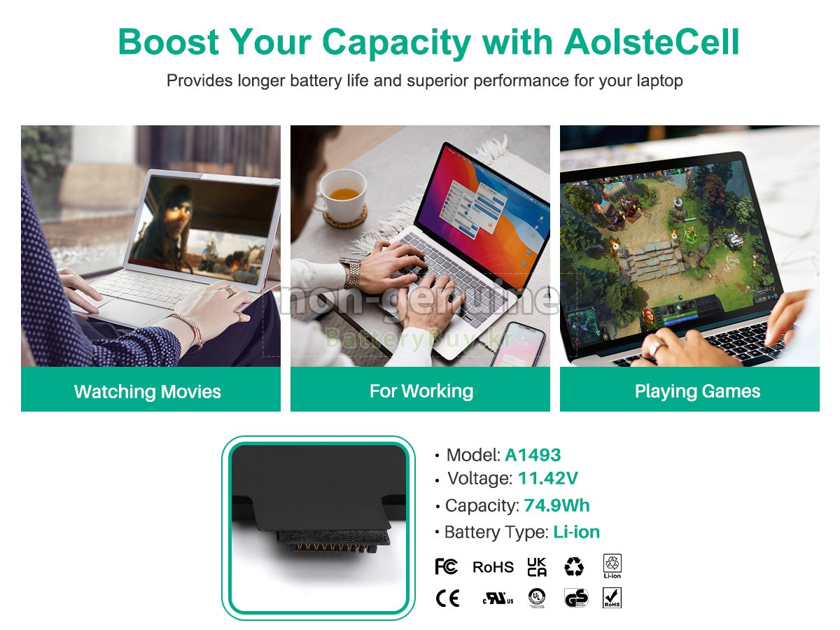 Apple ME865 대체 배터리