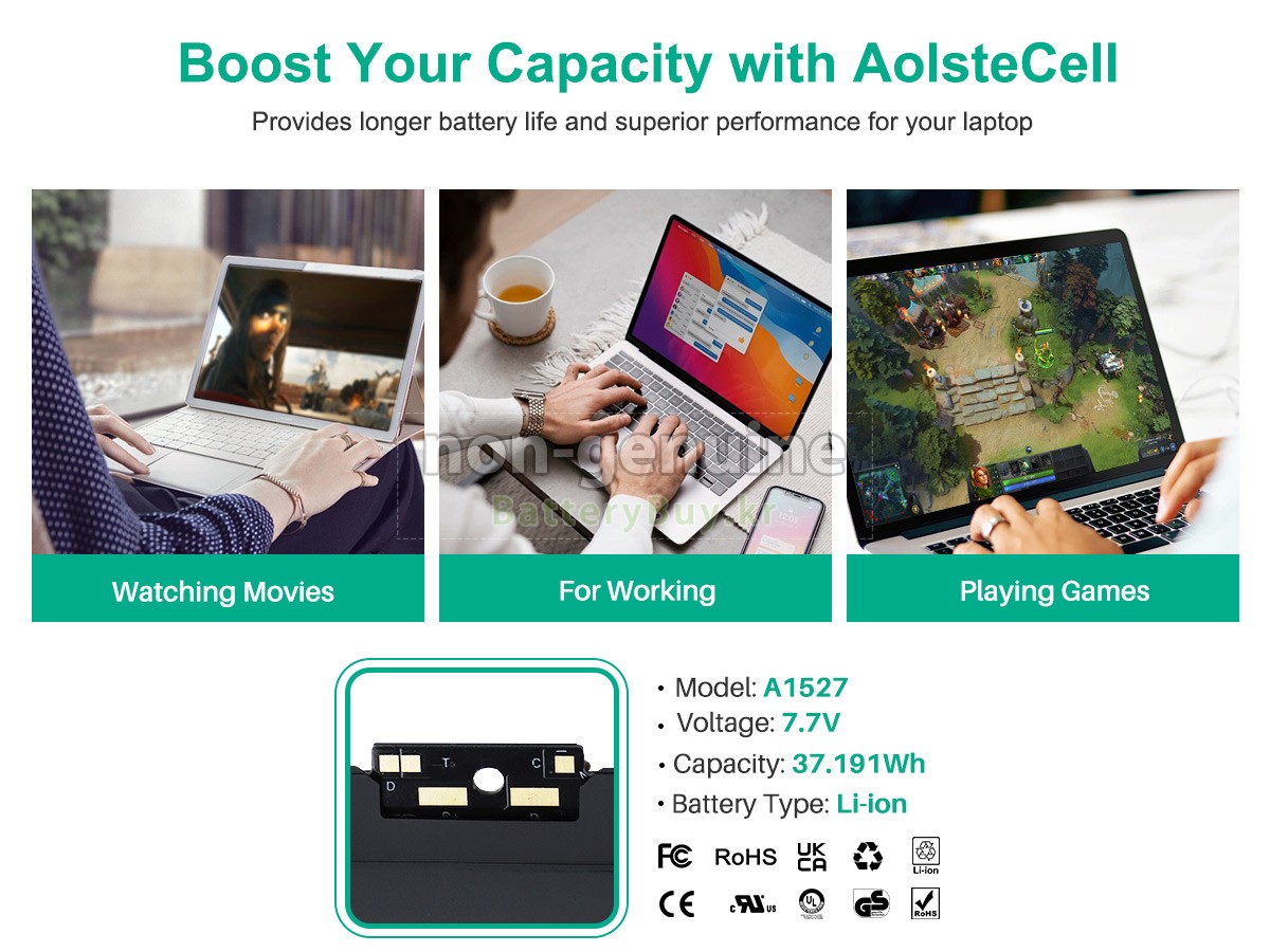 Apple MK4M2 대체 배터리