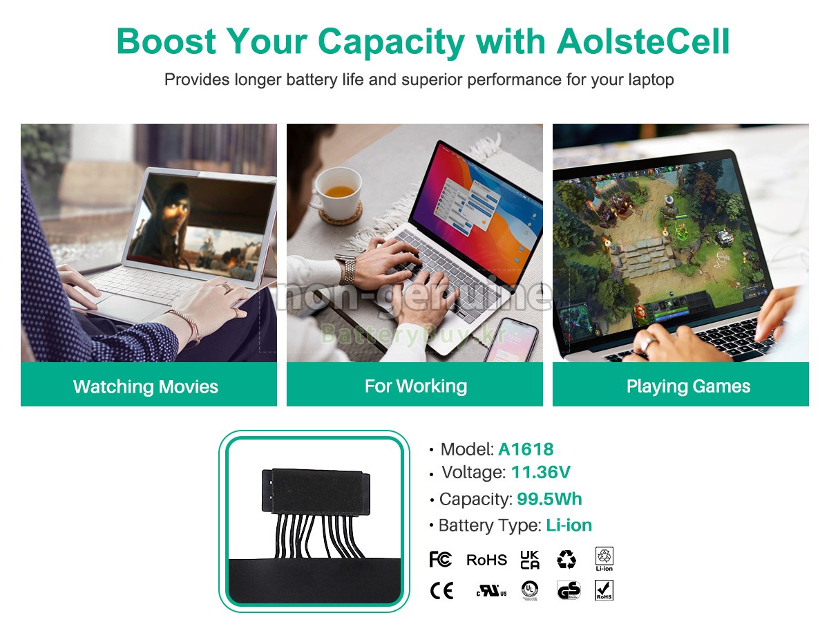 Apple MJLT2LL/A 대체 배터리