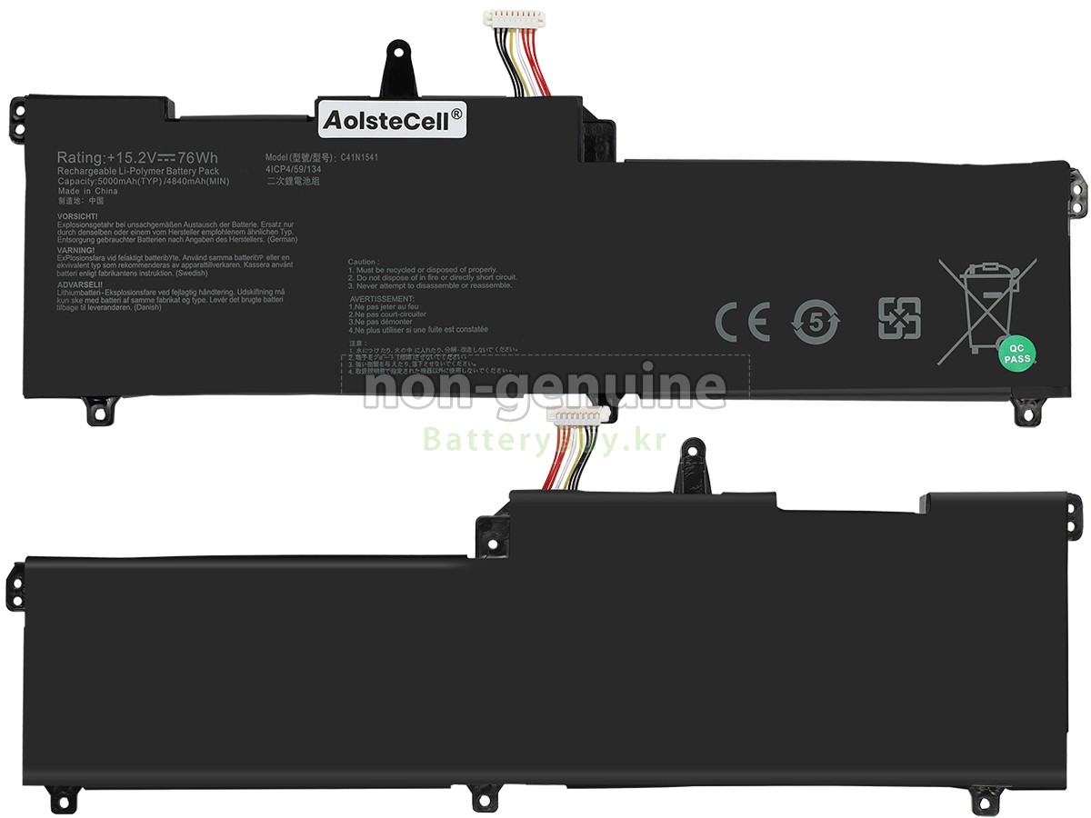 Asus C41PP91 대체 배터리