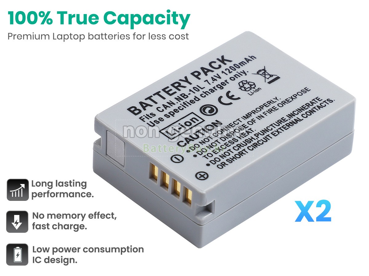 Canon POWERSHOT G16 대체 배터리