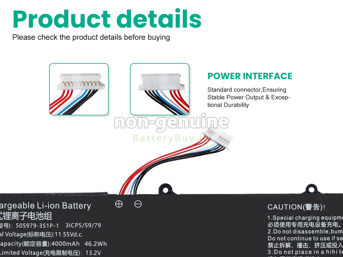 CHUWI 505979-3S1P-1 대체 배터리