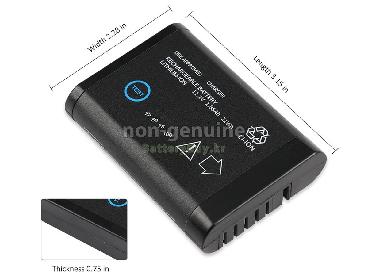 GE 8387-R 대체 배터리