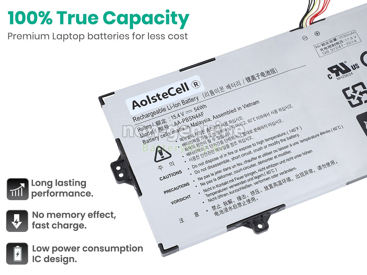 Samsung NT930SBE-K38A 대체 배터리
