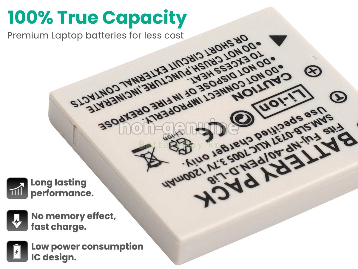 Samsung PENTAX D-LI85 대체 배터리