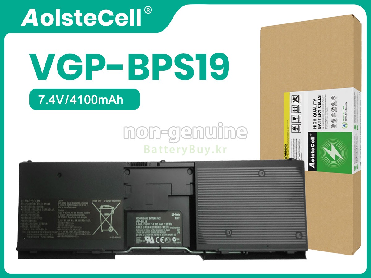 Sony VGP-BPS19/S 대체 배터리